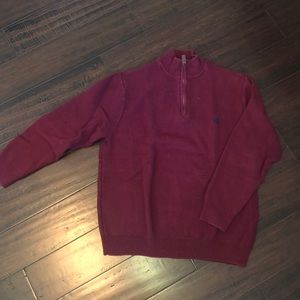 Red champs sweater